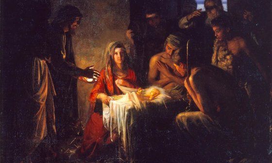 Carl Bloch: "Natividad" (1881).