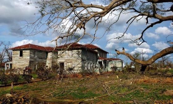 Casa antigua en Cunagua, Cuba. Foto: Heriberto Machado Galiana