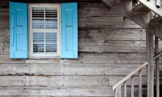 Ventana de una casa.