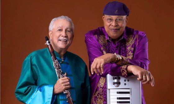 Los músicos cubanos Chucho Valdés y Paquito D’Rivera 