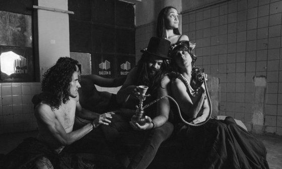Ensayo de la obra "Cimbelino" de William Shakespeare, por el grupo cubano independiente Perséfone Teatro (2026). Foto de Rey Estévez.