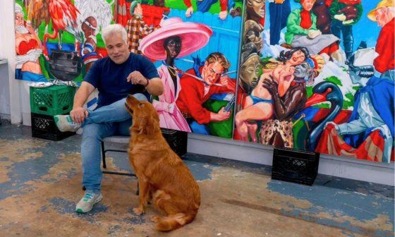 El artista visual cubano Ciro Quintana. Foto cortesía de Néstor Arena.