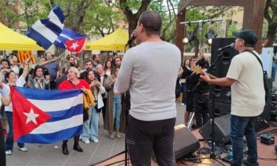 Concierto de Buena Fe durante su gira por España.