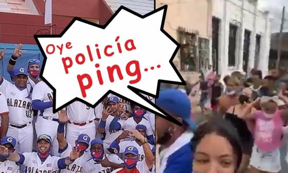 Conga Oye policia pinga en Bayamo