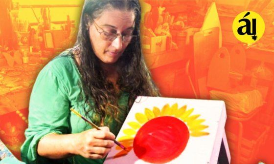 La artista cubana Marnia Briones.