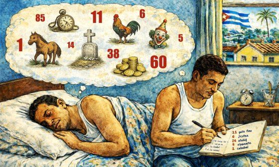Cubano convierte los símbolos de sus sueños en números de la charada para jugar a la bolita