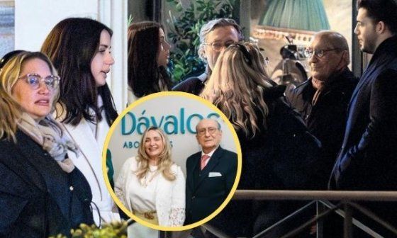 Ana de Armas y el hijastro de Díaz-Canel junto con los abogados del régimen cubano Lourdes y Rodolfo Dávalos.