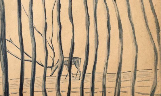 Obra de la serie "Persecución" (2020-2023) de la artista visual cubana Amalia Abreu Díaz.