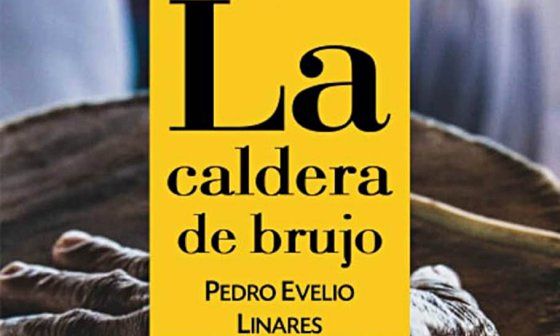 Detalle de la cubierta de "La caldera del brujo", de Pedro Evelio Linares.