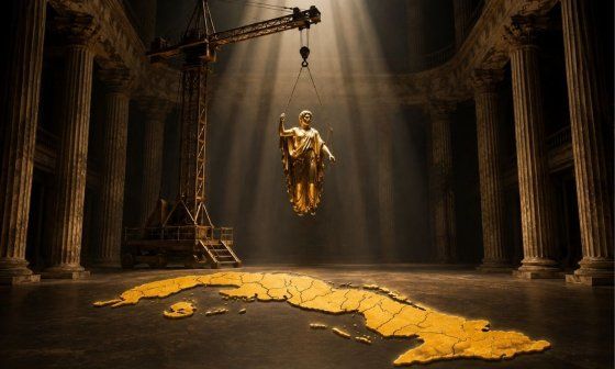 Alegoría del Deus ex machina sobre Cuba.