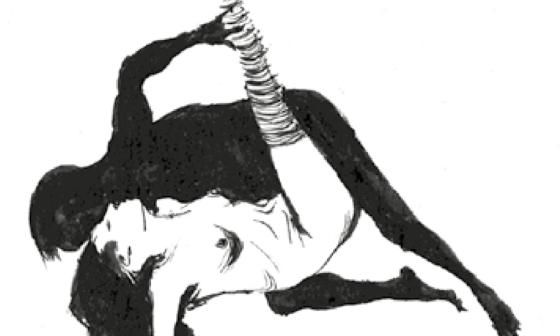 Dibujo de Fabelo (ilustración), amantes desnudos