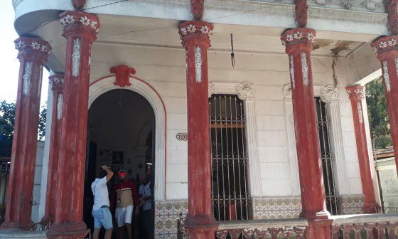 Sede de la Comisión Organizadora de la Letra de Año "Miguel Febles Padrón", Diez de Octubre, La Habana.