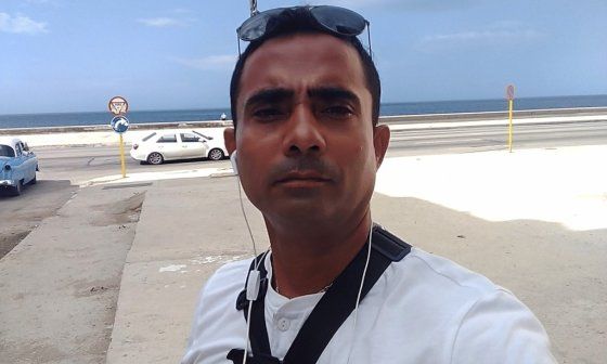 El periodista independiente cubano Enrique Díaz Rodríguez.