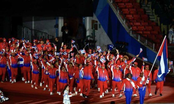 Delegación cubana en Santiago de Chile 2023.