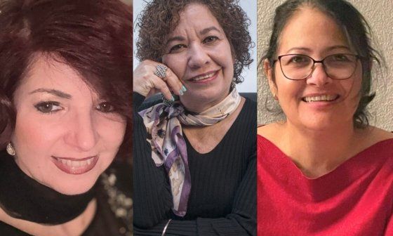 Iskra Pérez Salcedo, Ileana Álvarez y Ana Rosa Díaz Naranjo.