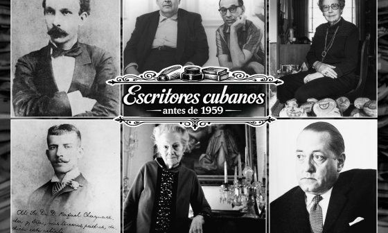 Escritores cubanos antes de 1959. Índice de nombres cubanos. Marti, Lezama, Virgilio, Lydia Cabrera, Casal, Loynaz, Carpentier.