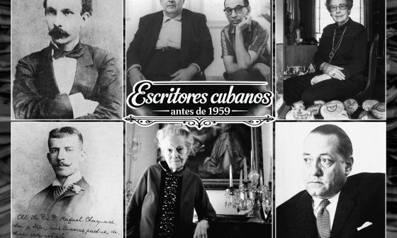 Escritores cubanos antes de 1959. Índice de nombres cubanos. Marti, Lezama, Virgilio, Lydia Cabrera, Casal, Loynaz, Carpentier.