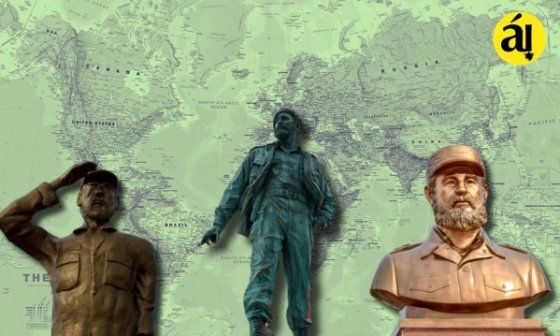Agunas de las estatuas de Fidel Castro que existen en el mundo.
