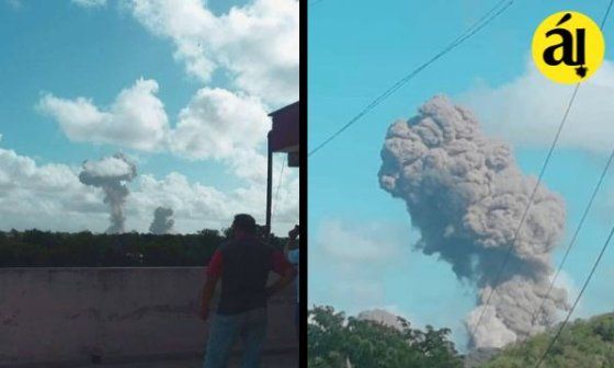 Explosión de armas en Holguín en 2020.