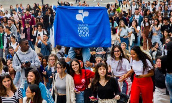 Estudiantes de la Facultad de Periodismo.