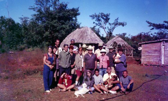Excavación en el barracón de esclavos.