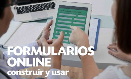 Diseño para ilustrar web formularios online construir y usar formularios
