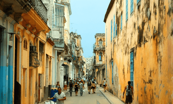 Calle de La Habana.