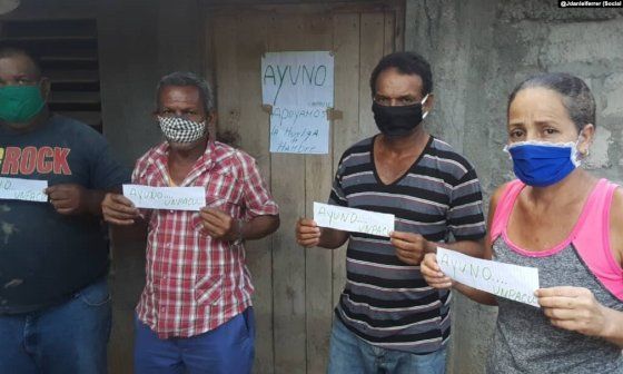 Activistas de la UNPACU en Huelga de hambre