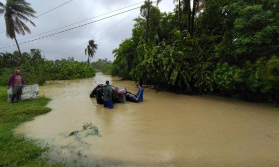Inundaciones provocadas por el huracán Oscar en Guantánamo.