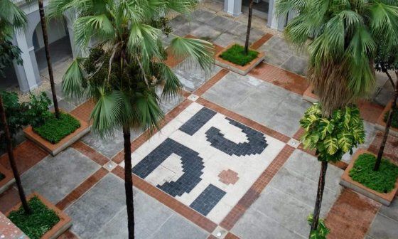 ISDi (Instituto Superior de Diseño), Cuba. Patio interior.