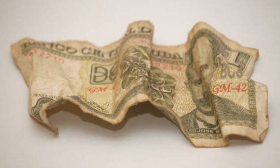 José Martí: billete de un peso cubano.