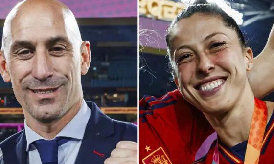 Luis Rubiales (izquierda) y Jennifer Hermoso (derecha). | Imagen: MARCA.