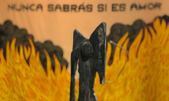 Obra de Luis Manuel Otero Alcántara en la exposición "Las Mieles".