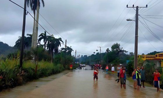 Inundaciones en Guantánamo.