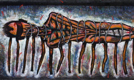 Luis Cruz Azaceta: "Víctimas de los dictadores en Latinoamérica" (1987), detalle.