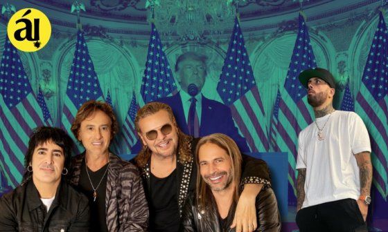 Banda mexicana Maná y el cantante boricua Nicky Jam.