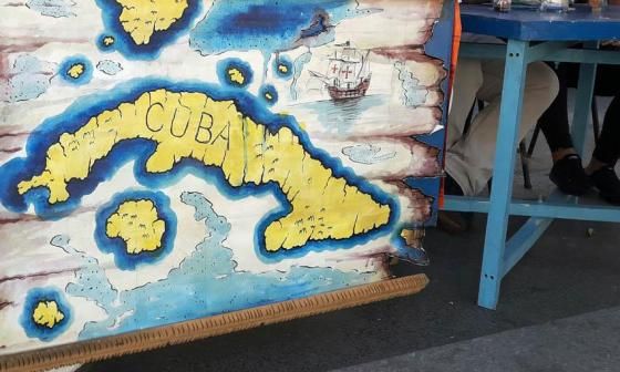 Un mapa de Cuba