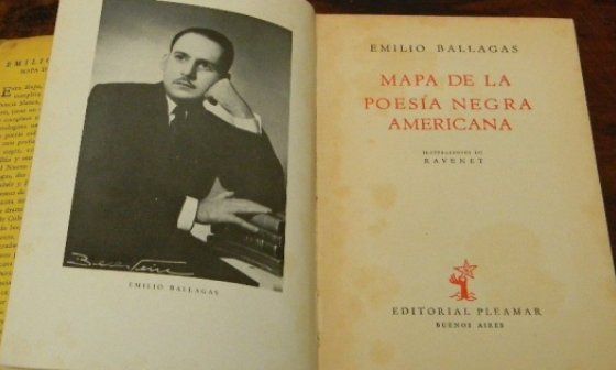 Libro "Mapa de la poesía negra americana", de Emilio Ballagas