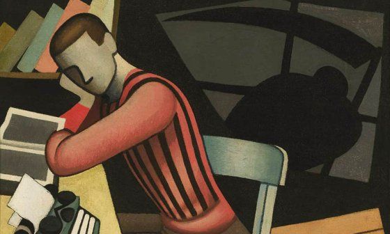 Marcelo Pogolotti: "El intelectual" (1937).