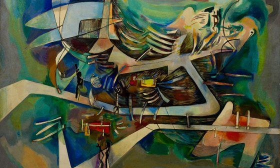 Mariano Rodríguez: "Paisaje del Almendares" (1956).