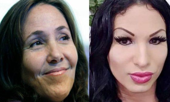 La directora del CENESEX, Mariela Castro, y la prisionera política Brenda Díaz.