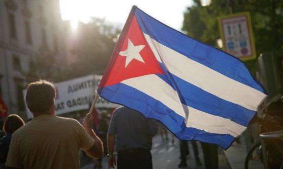 Bandera cubana.