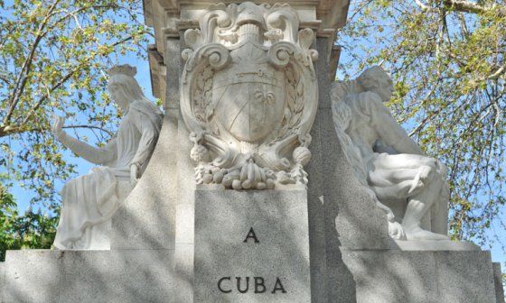 Monumento a Cuba en el Parque del Retiro de Madrid.