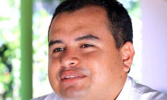 Opositor venezolano Edwin Santos.