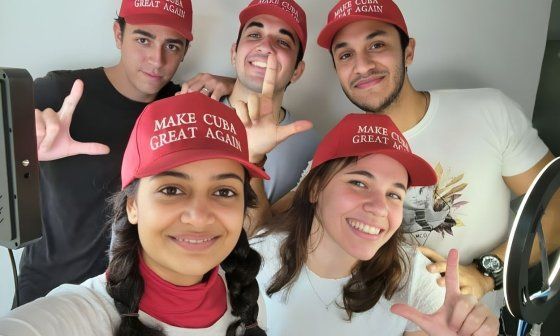 La influencer evangélica Anna Benci y el tema de Out of the Box en La Habana (redes sociales de Out of the Box).