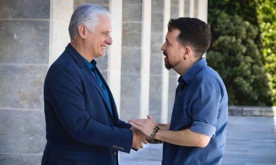 Miguel Díaz-Canel y Pablo Yglesias en La Habana (marzo de 2026).