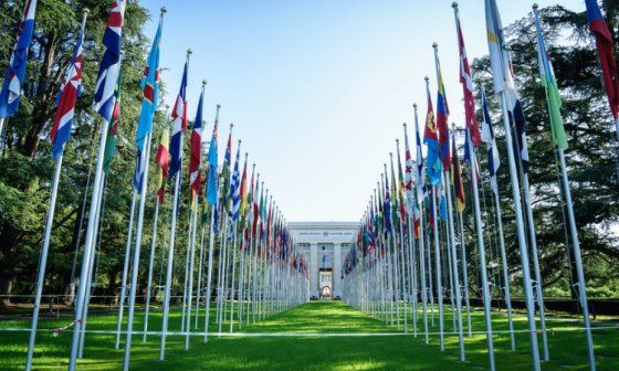 Palacio de las Naciones Unidas, en Ginebra.