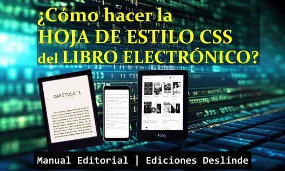 Pauta manual editorial cómo hacer hoja estilo css libro electrónico teclado pc