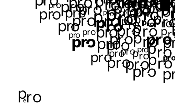 "Pero-Pro". Poema visual de Francis Sánchez