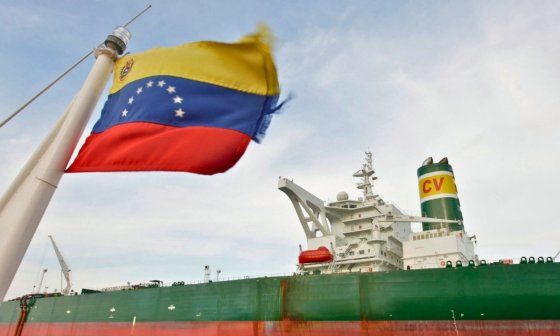 Buque petrolero venezolano.